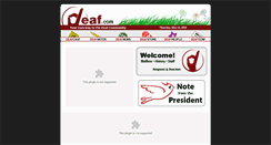 Desktop Screenshot of deaf.com